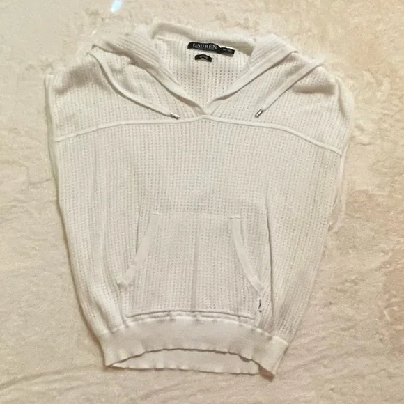 Ralph Lauren Top Womens X-Small Cover Up Hoodie Shirt Yoga Running Sleev… - Picture 3 of 7